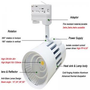 2 3 4 محول الأسلاك أضواء استشعار 40W 50W المغناطيسي الذرة أدى المسار بقعة ضوء